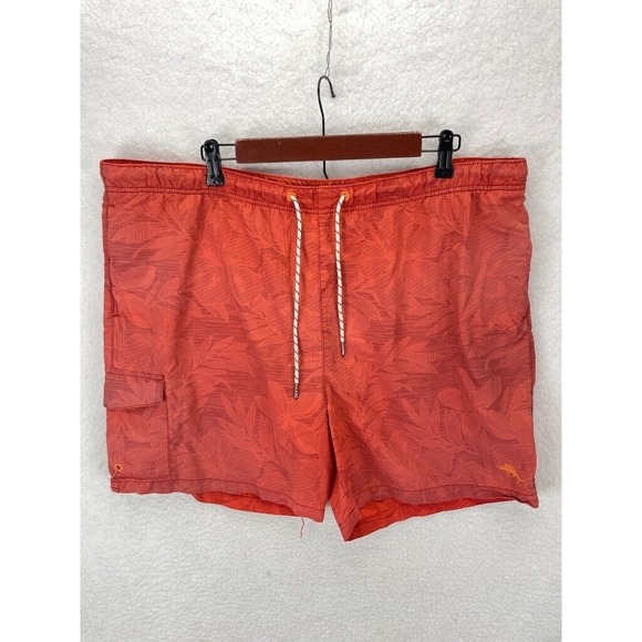 Tommy Bahama Relax Men's Orange Shorts Medium Swim Shorts‎ XL - Picture 1 of 7